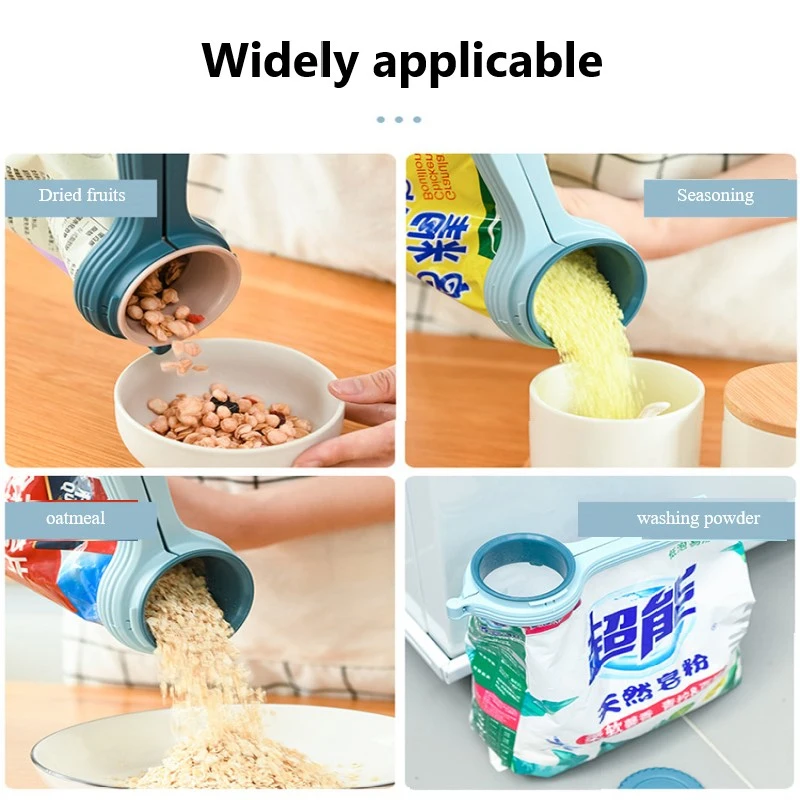 Multi-functional Sealing Clip Pet Food Closure Clip Food Bag Sealing Clip Large Diameter Outlet Sealer Snack Powder Preservation