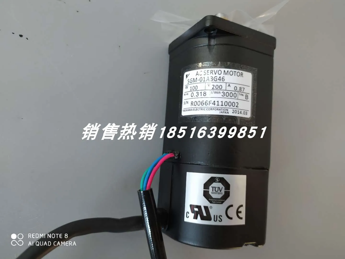 SGM-01A3G46 Yaskawa Servo Motor Is Brand New And Original In Stock, Welcome To Inquire.