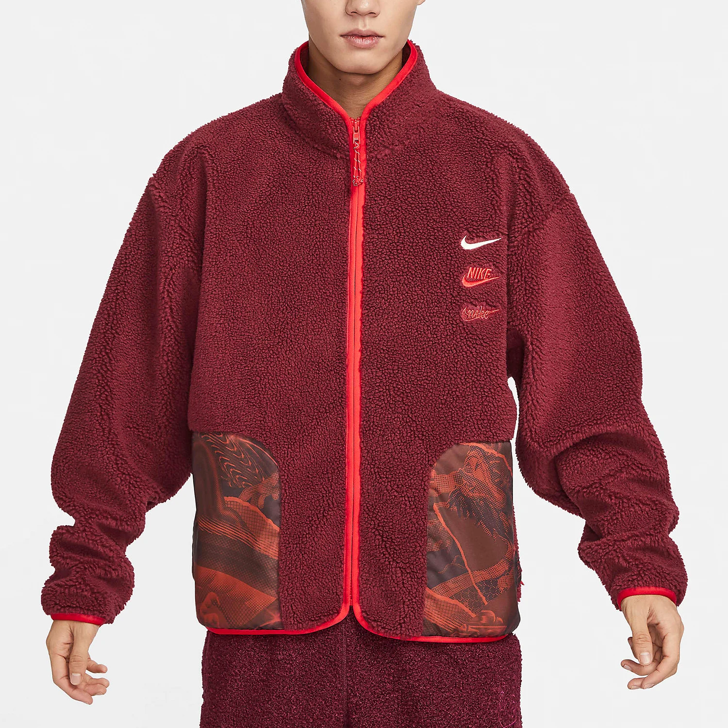 

Nike genuine Sportswear Year of the Dragon Men's Sherpa-lined Jacket FZ6194-677