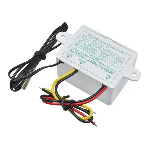 1Pcs DM-W3002 Temperature Controller AC 110-220V Digital LED Thermostat Control Switch Thermoregulator Sensor Meter With Probe