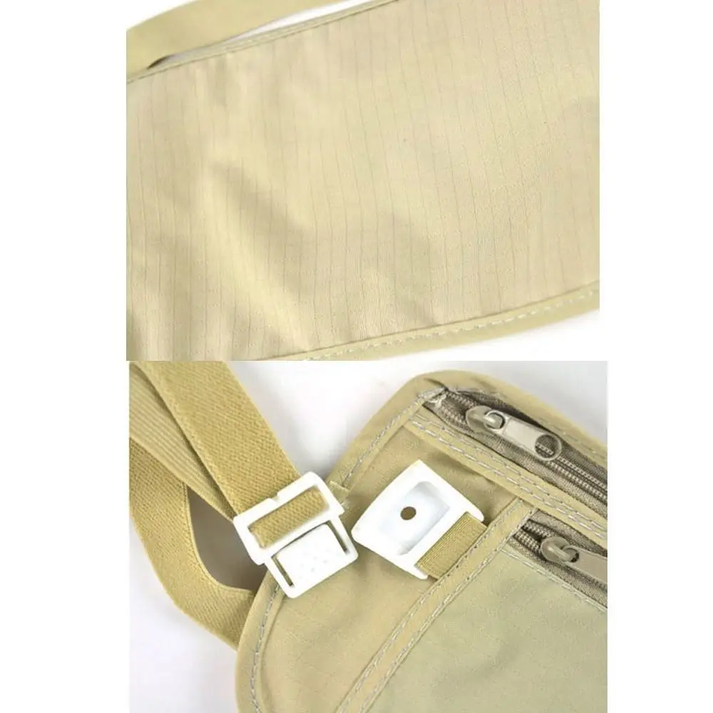 Cloth Waist Bags Travel Pouch  Wallet Passport Money Waist Belt Bag Slim Secret Security Useful Travel Bags Chest Packs
