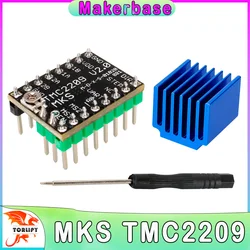 Makerbase MKS TMC2209 2209 Stepper Motor Driver StepStick 3d printer parts 2.5A UART ultra silent For SGen_L Gen_L Robin Nano