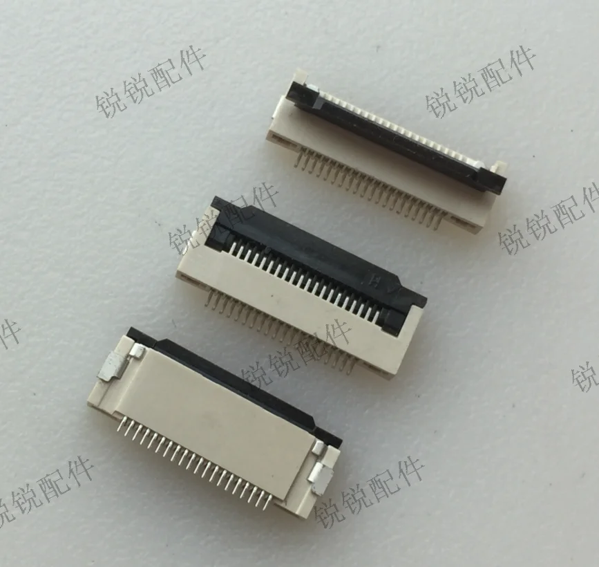 Soquete flexível do cabo plano, conector da garra, FPC e FFC, 0.5mm, 20P, frete grátis