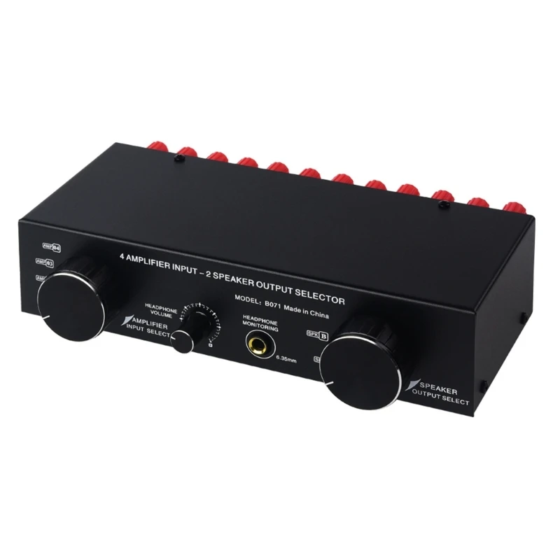 Flexible Switching Solution for Amplifiers and Speaker 4 in 2 out/2 in 4 out Amplifiers Speaker Switcher Comparator