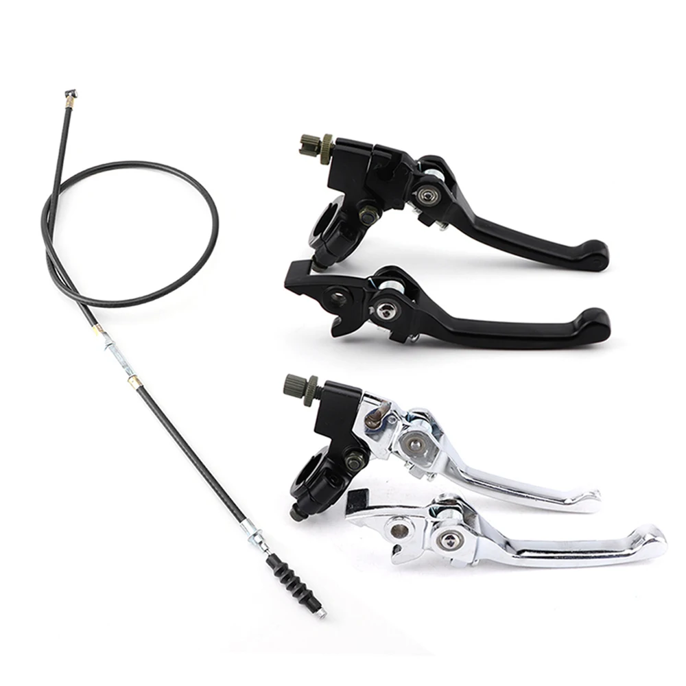 

7/8" 22mm Folding Motorcycle Clutch Lever With Clutch Cable for 110cc 125cc 140cc 150cc Pit Dirt Bike ATV Motorcycle Accessories