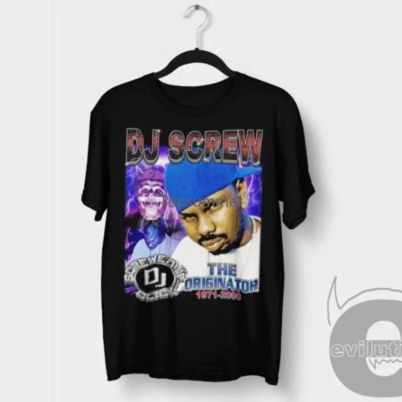 DJ Screw The Originator Screwed Up Click Houston Rap T-Shirt