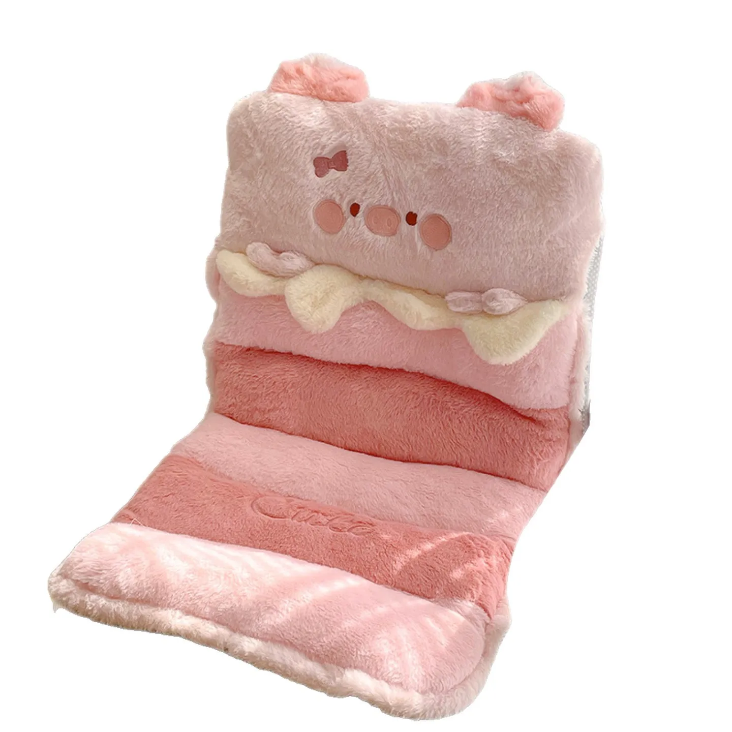 

Combination Seat Cushion and Backrest Pad for Office Chairs, Reclining Chairs, and Office Seating Winter Plush Thickened Seat