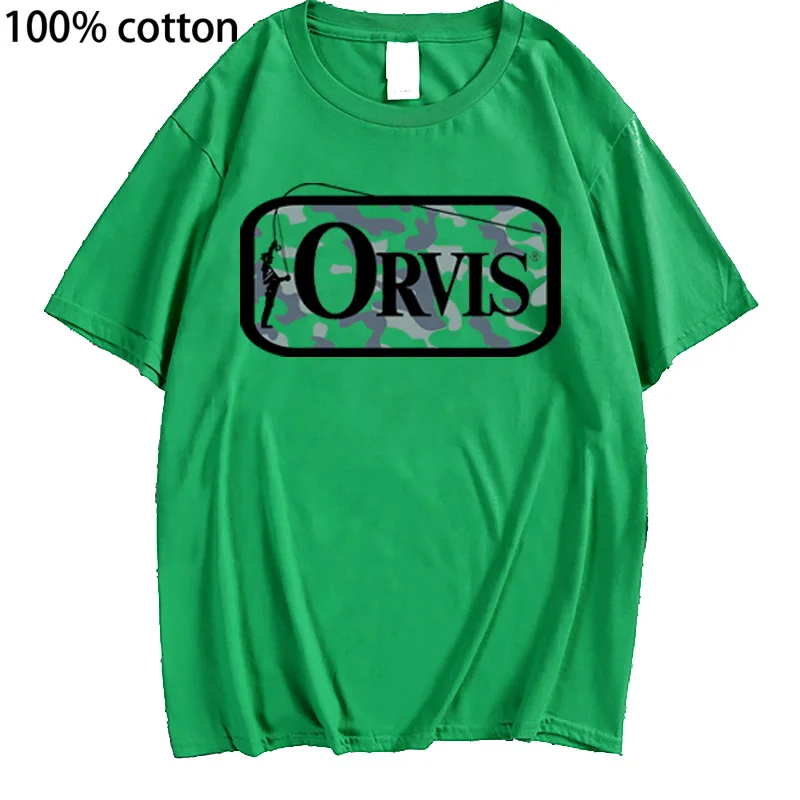 2024 New Fashion Orvis T Shirt Boys Girls Clothes Funny Tops T-shirt Summer Tshirt Teen top y2k fishing clothing hot deals