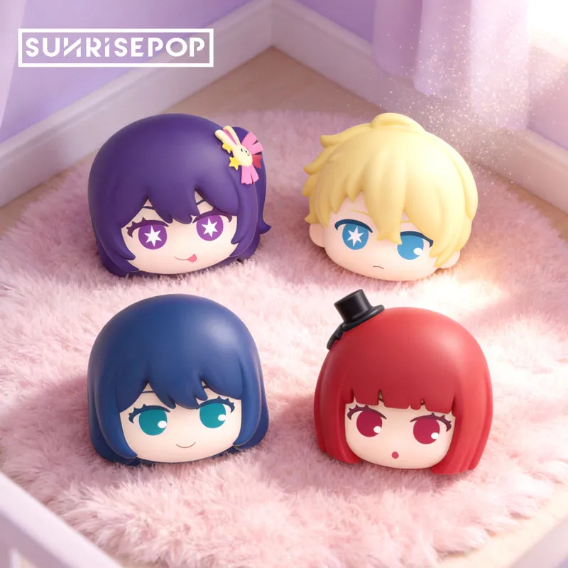 

New In Stock Oshi No Ko Hoshino Ai Aqua Pu Slow Rising Squishy Keychain Desk Toy Soft Stress Relief Collectible Figure Gift