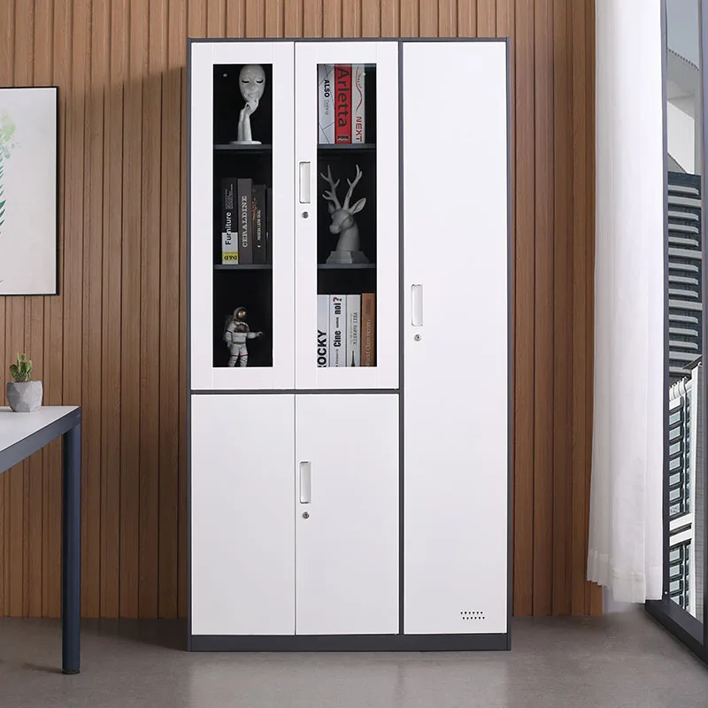 مصنع المعادن الموظفين خزانة معلقة صندوق تخزين ملابس خزانة باب خزانة خزانة معدنية #2