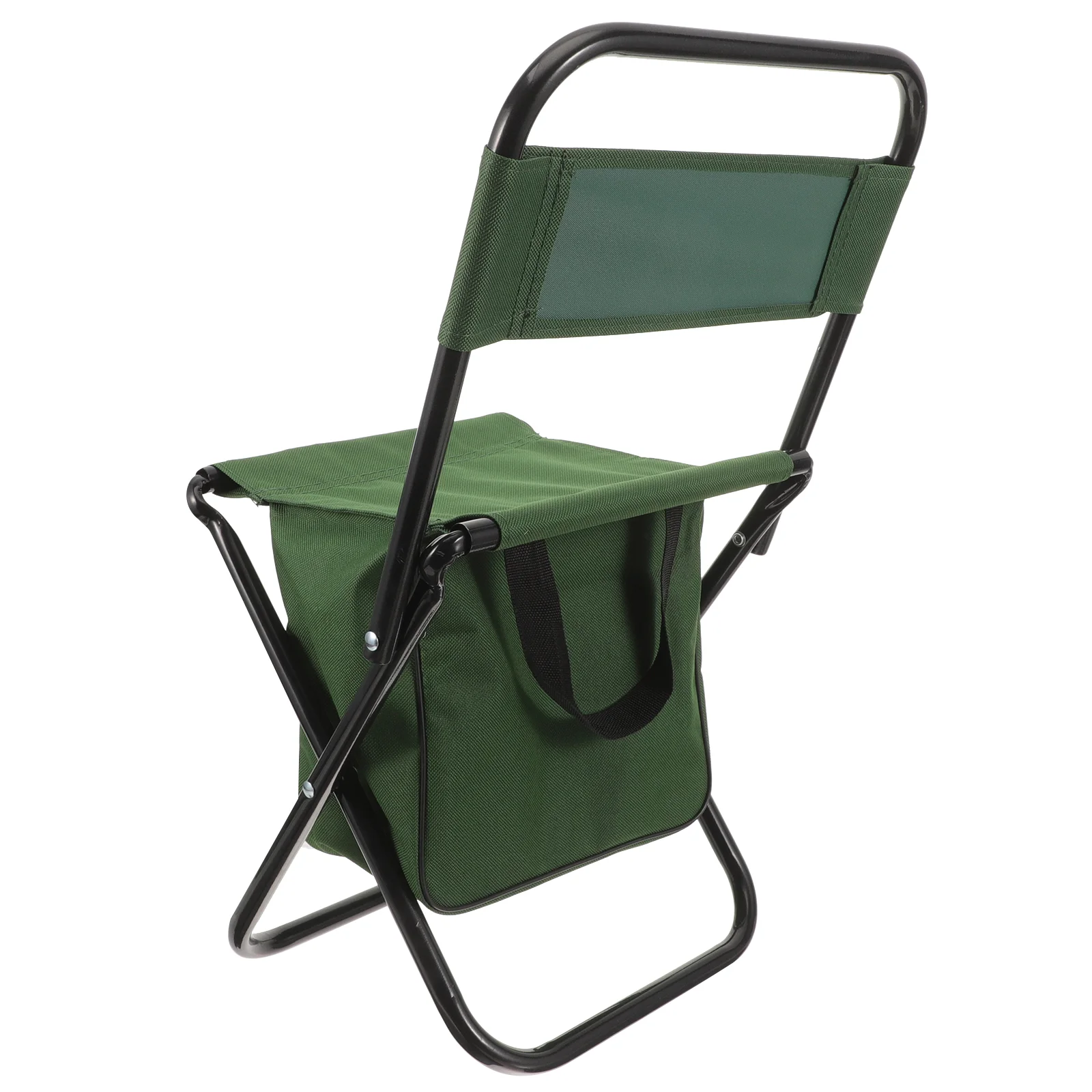 Outdoor Folding Chair Storage Bag Stool Backrest Camping Table Fishing Small Foldable Portable Metal