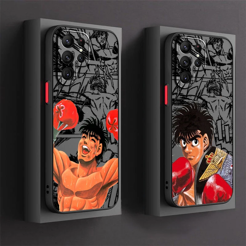 

Hajime No Ippo Comic Cool Frosted Translucent For Samsung Note 20 A35 A03 A54 A31 A22 A34 A14 A24 A04 A55 5G Soft Phone Case