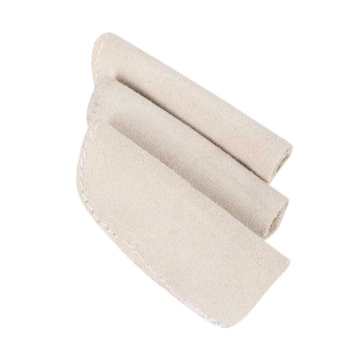 

5Pcs Finger Guard Heat Insulation Sleeve Jewelry Making Tool Cattlehide Random Color Environmental Protection