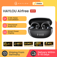 HAYLOU AirFree Ear Clip Earphones Bluetooth 5.4 Wireless Earbuds Dual-mic AI Noise Reduction Sports Headphones Smart LED Display