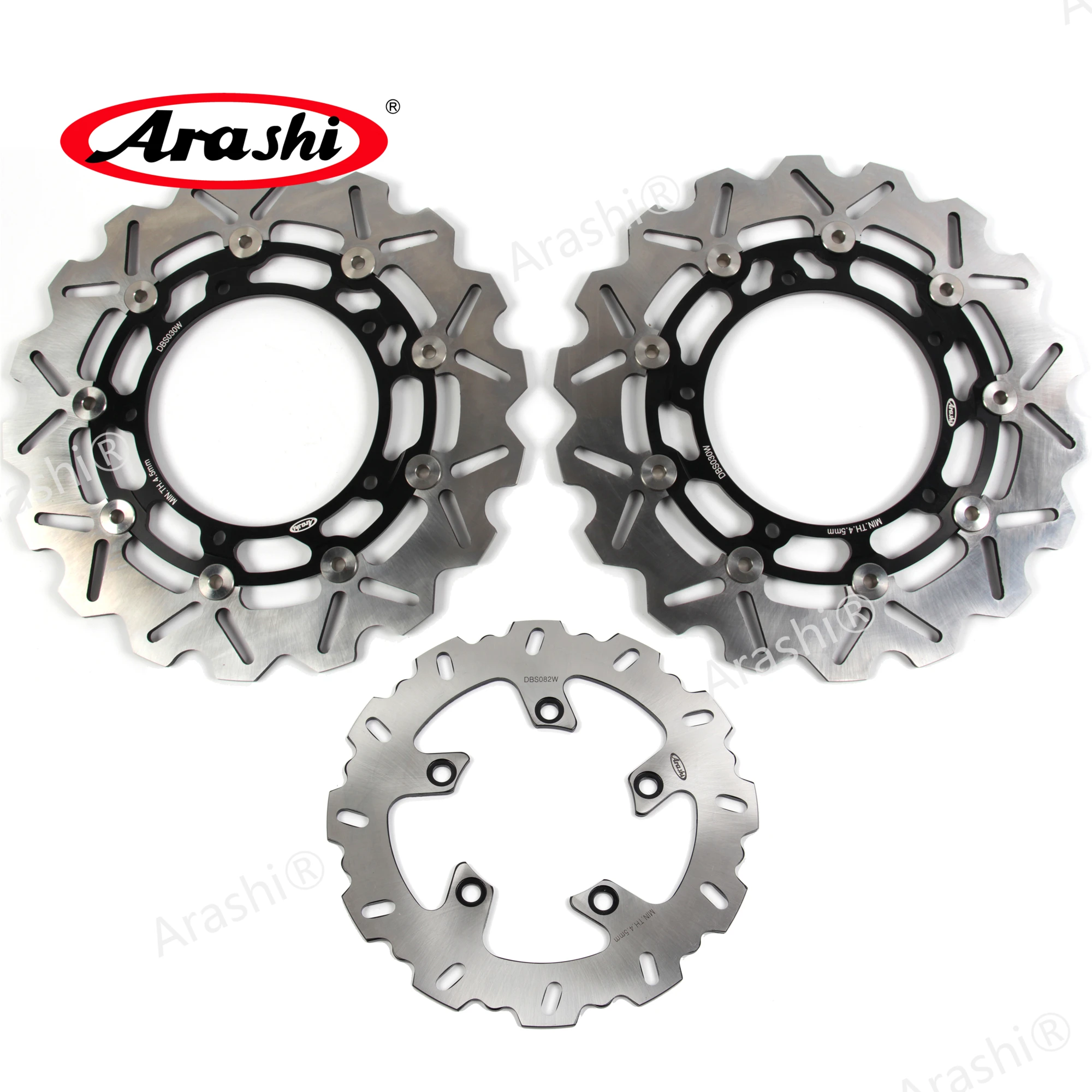 

Arashi Brake Disc Bolt Set For YAMAHA MT03 MT-03 2006 - 2011 / FZ6 Fazer S2 2007-2009 CNC Full Floating Front Rear Rotor Disk