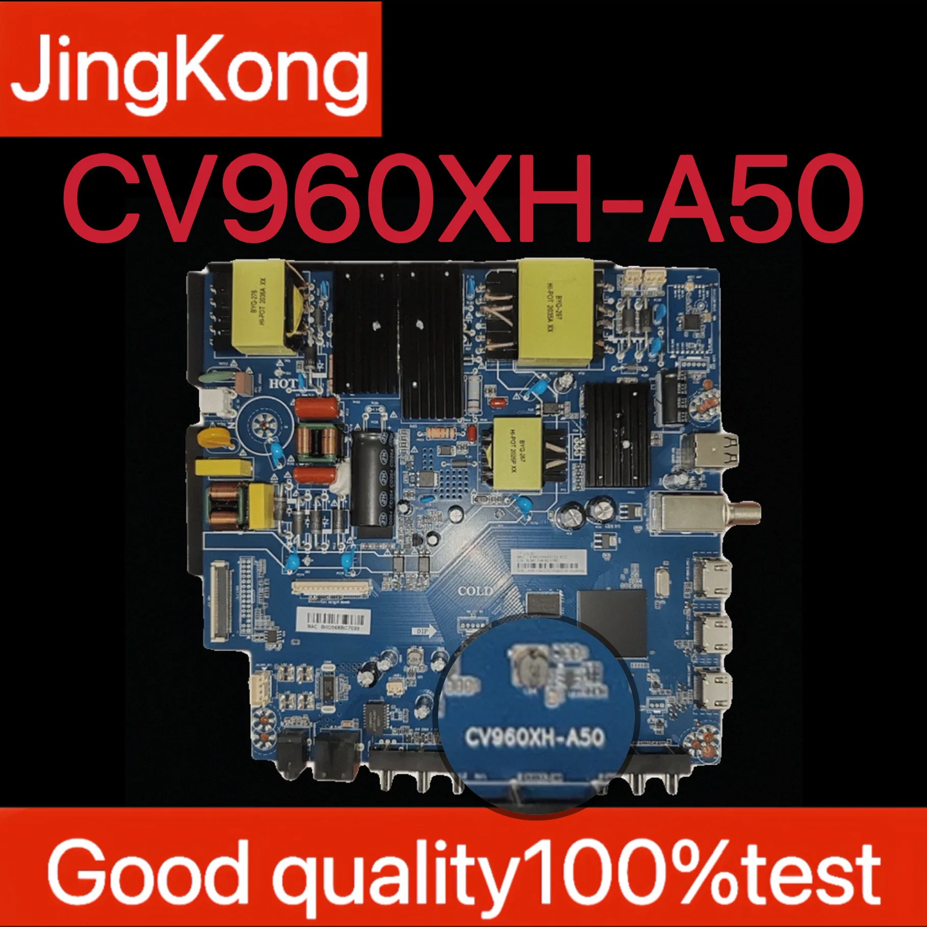 

4K network WiFi TV motherboard 4core 8GB memory 162v 600ma CV960XH-A50 good test