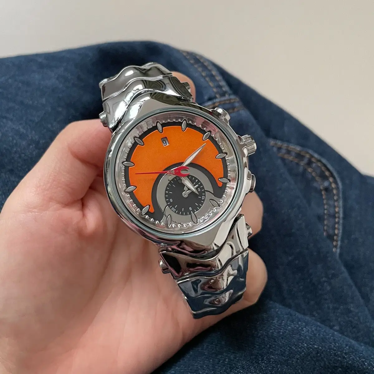 Y2K оригинальные часы мужские водонепроницаемые светящиеся модные часы