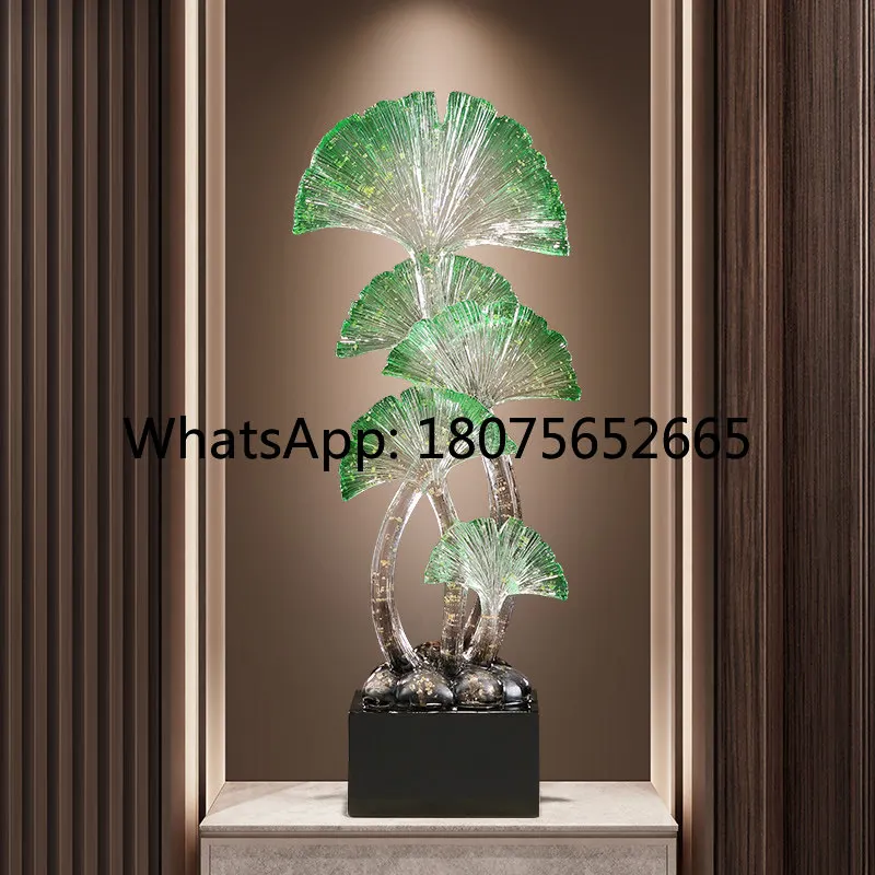 Ginkgo leaf floor decor for entryway, living room - a touch of luxury, perfect housewarming gift