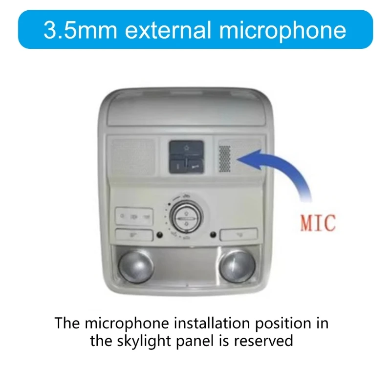 High Sensitivity Mono Microphone 3.5mm Cable With Wide Frequency Response For Sound Systems Lectures Entertainment Units