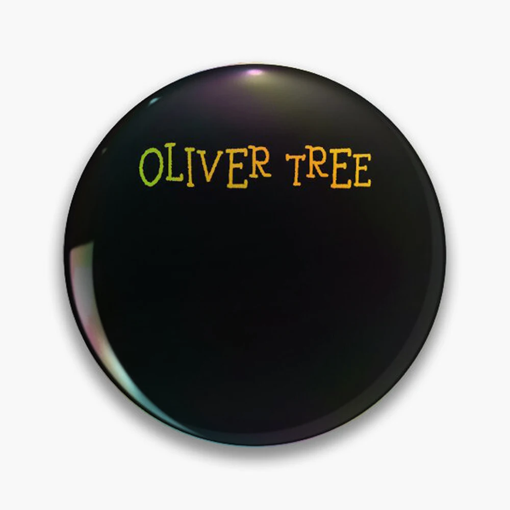 logo of man Pin Holographic Star Heart Pin Brooches Laminated Button Fashion Accessory