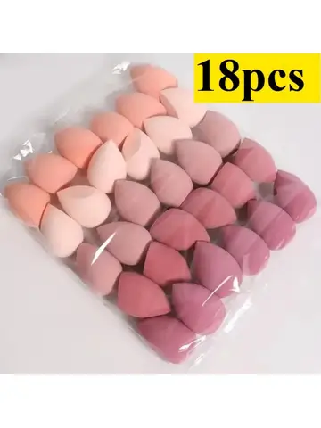 4/7/18piece makeup sponge set suitable for liquid BB cream powder application makeup egg dry wet dual-use powder puff girl
