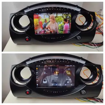 適用於 Mini Cooper R50 R53 2004-2006 的 Android 14 車用收音機,附觸控螢幕、GPS、CarPlay 導航、多媒體立體聲播放器主機 8 最佳銷售 適用於迷你庫柏R50的安卓收音機 - №8