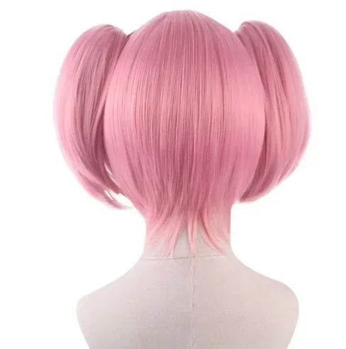 Anime Puella Magi Madoka Magica Kaname Madoka Wig Cosplay Wigs Playing Long Golden Hair Halloween