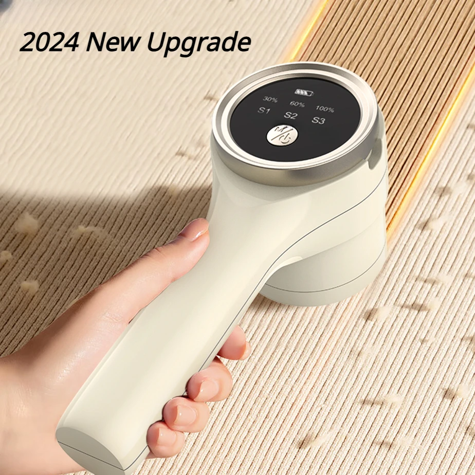 2024 New Upgrade Lint Remover for Clothing Electric Pellet Fluff Remover Rechargeable Portable Fabric Hair Ball Shaver