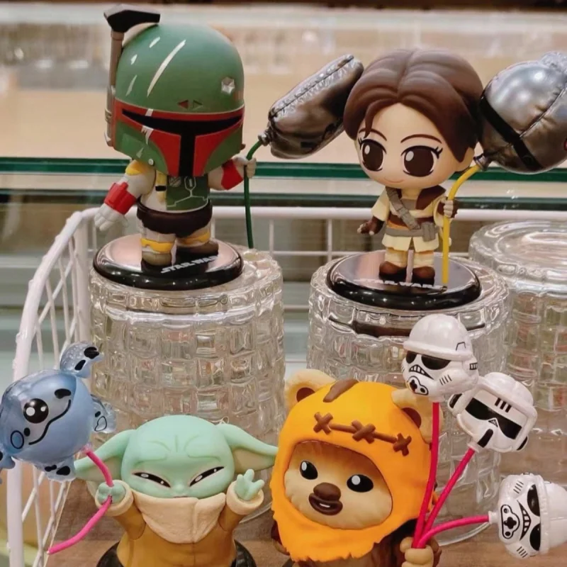 Hot Toys Cosbi Star Wars Balloon Mystery Blind Box Bobble Head Mini Figures Desktop Decor Collectibles For Star Wars Collectors view 5