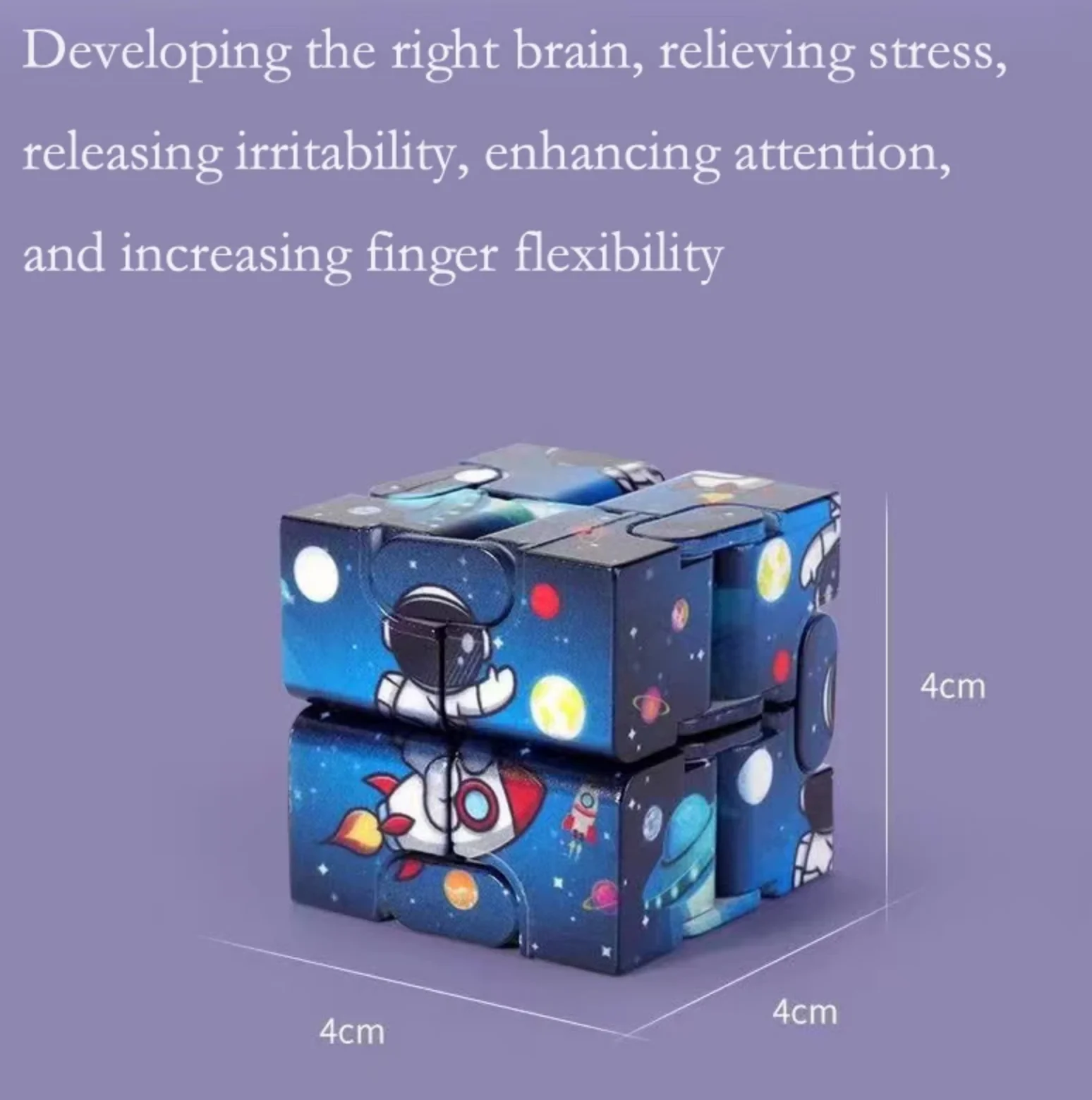 Infinity Magic Cube Starry Sky Square Puzzle Toy Four Corner Maze Toys Children Adult Decompression Relaxing Hand-Held Kids Gift