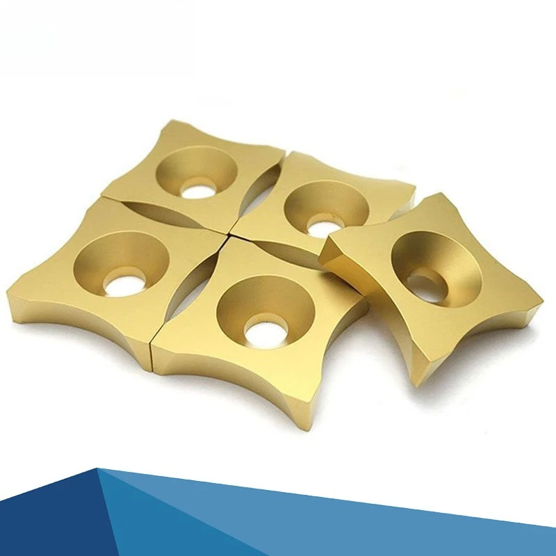 Chamfering Machine Insert SP120408 Internal Radius R1, R2, R3, R4, R5, R10 Coated CNC for Stainless Steel Machining, 12.7