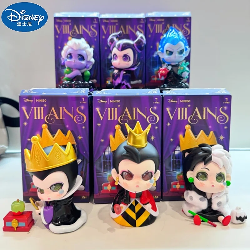 

Оригинальная коллекция знаменитых персонажей Диснея, серия фигурок, слепая коробка, модные игрушечные украшения, милая кукла, подарки для девочек, украшение