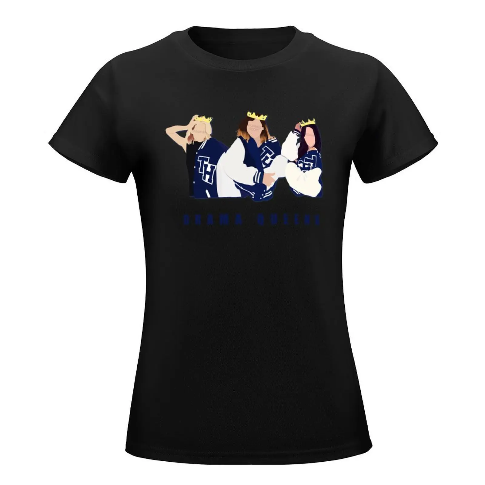 One Tree Hill Drama Queens (Peyton, Haley, and Brooke) T-Shirt korean fashion oversized Top Women