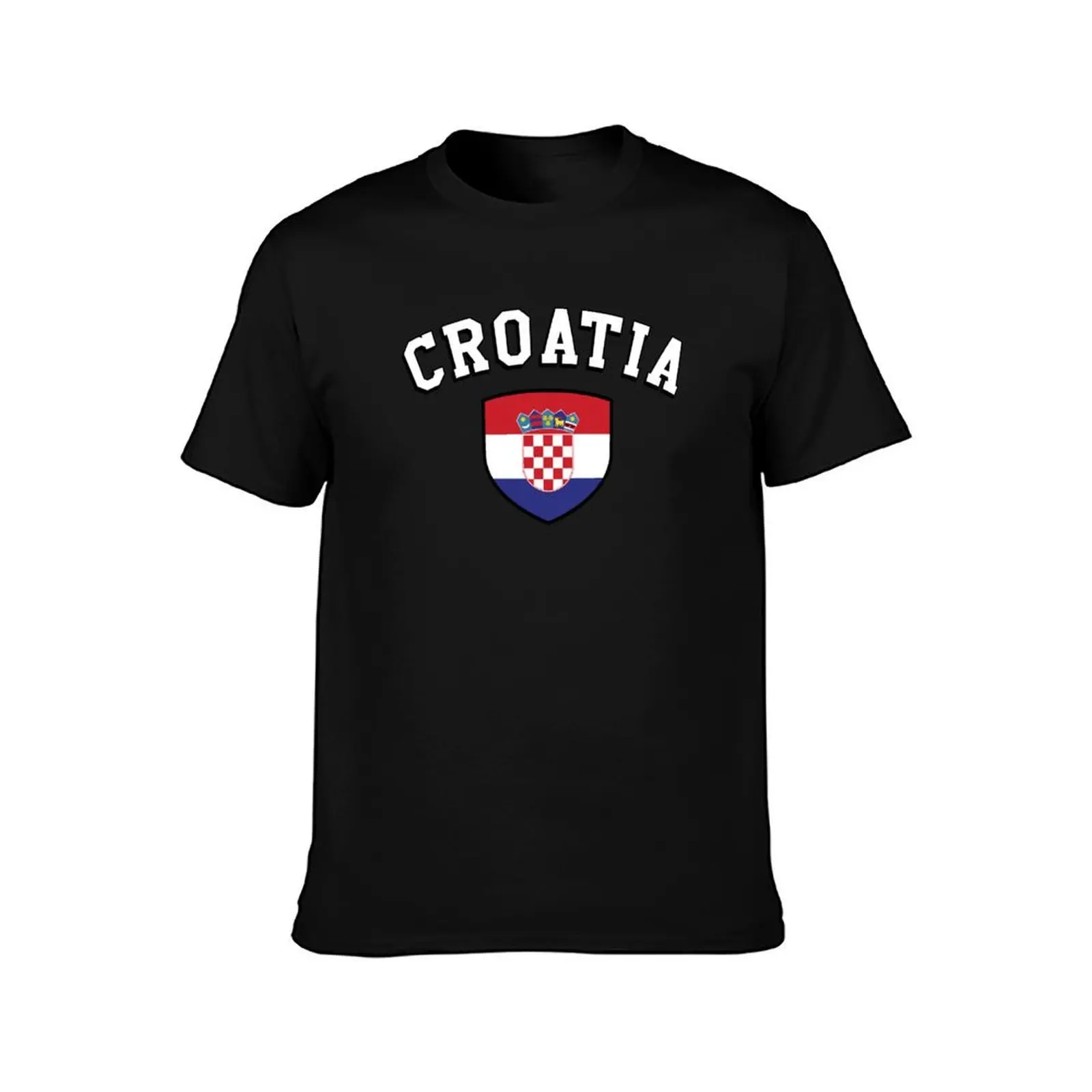 Croatia Supporters T-Shirt Relaxed Fit Casual Short Sleeve Top