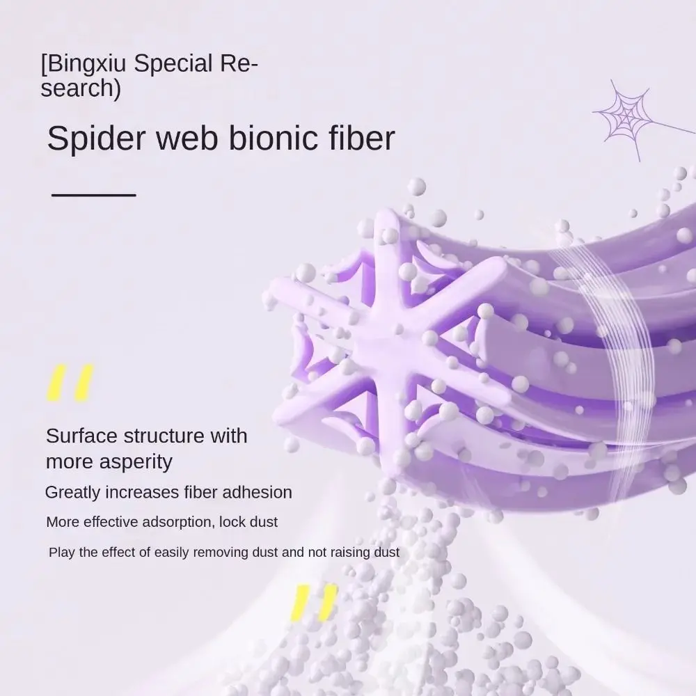 

Portable Adjustable Dust Duster Electrostatic Adsorption Extra Long Feather Duster Foldable Cleaning Crevice Brush Household