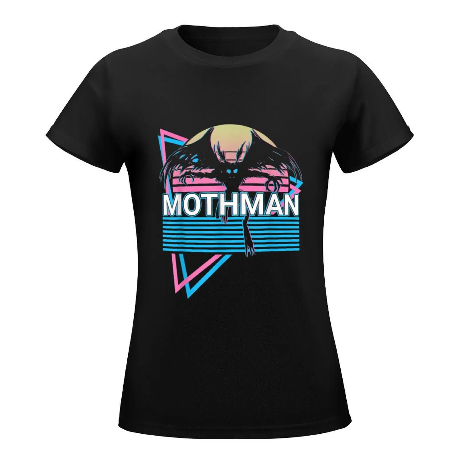 Mothman Cryptozoology Retro T-Shirt shirts graphic tees cute clothes tops funny t shirts for Women