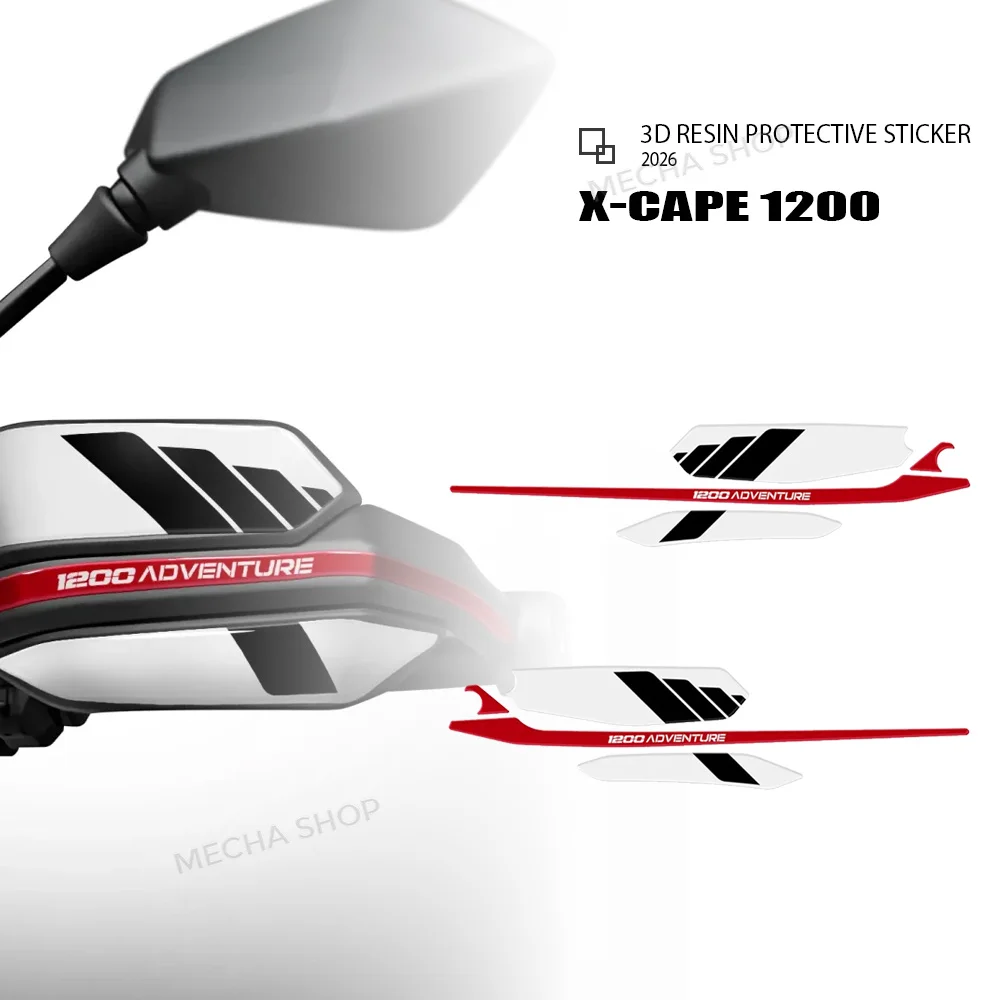 For Moto Morini X-cape 1200 2026 Motorcycle HandGuard Stickers Shield Hand Guard 3D Decals