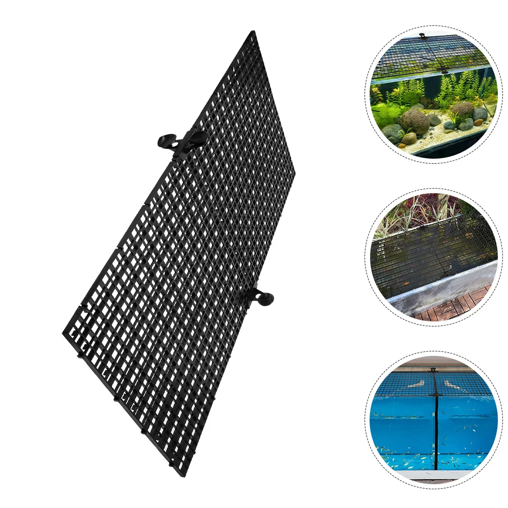 

4Pcs Fish Tank Plastic Grid Dividers Aquarium Separator Grid Plate Betta Fish Jump Prevention Escape Proof Cover for Multiple