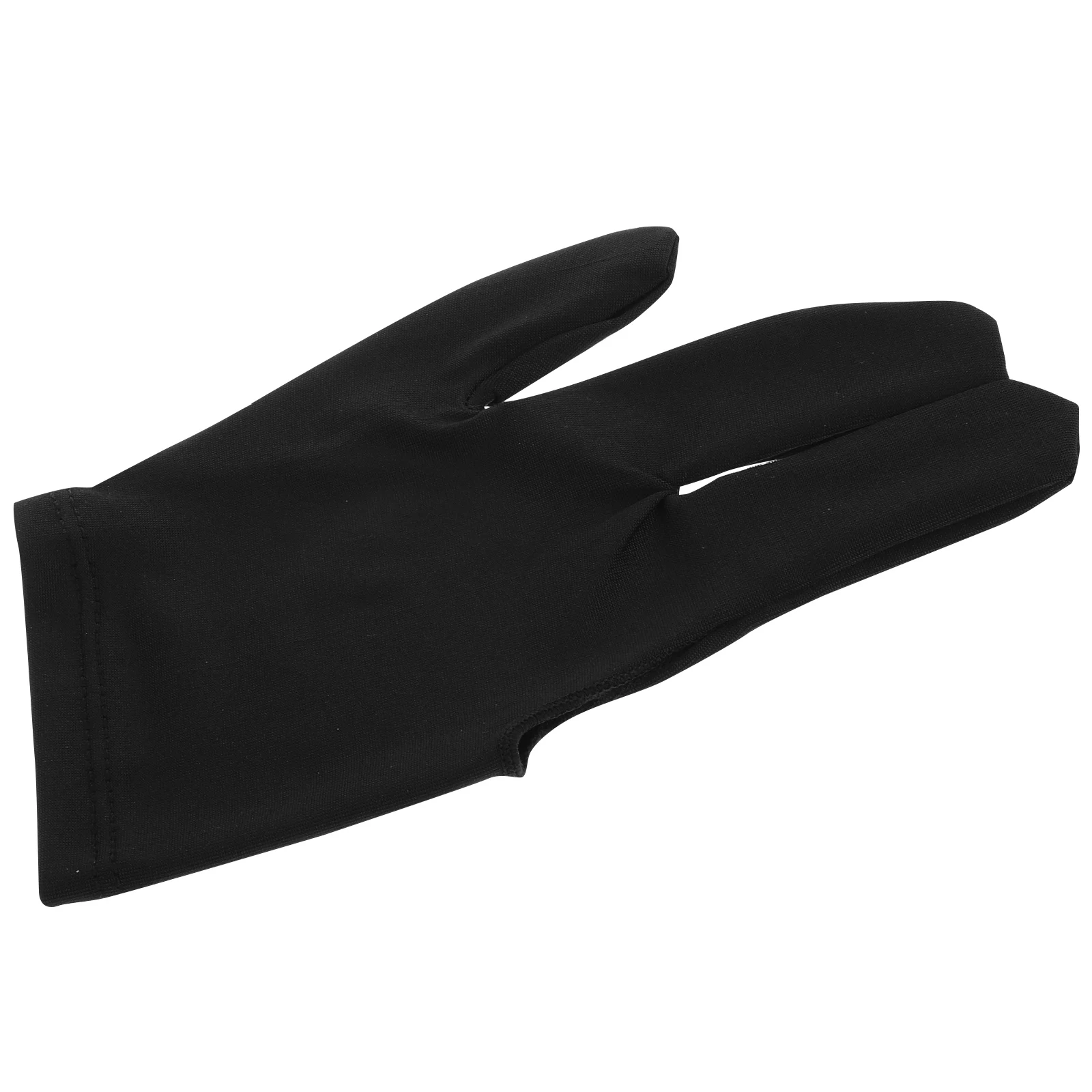 

Pool Gloves Black 3 Fingers Billiard Accessories Billiards Spandex Fingerless Left Hand Training Men Women Billards for Players