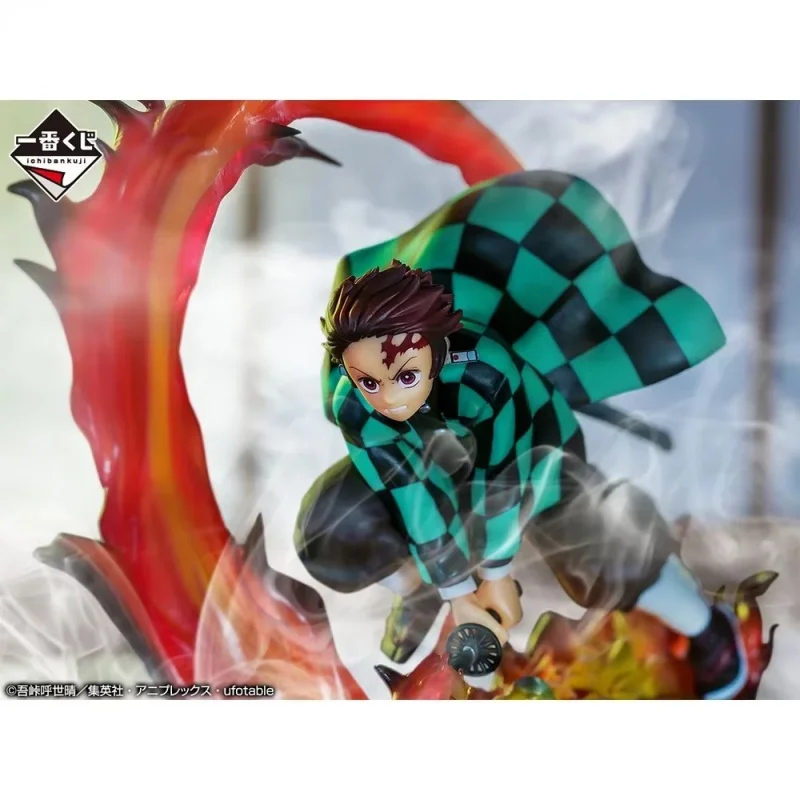 

В наличии оригинальные Bandai Banpresto Ichiban Kuji Kimetsu No Yaiba Kamado Tanjirou аниме персонажи модель игрушки фигурка гараж
