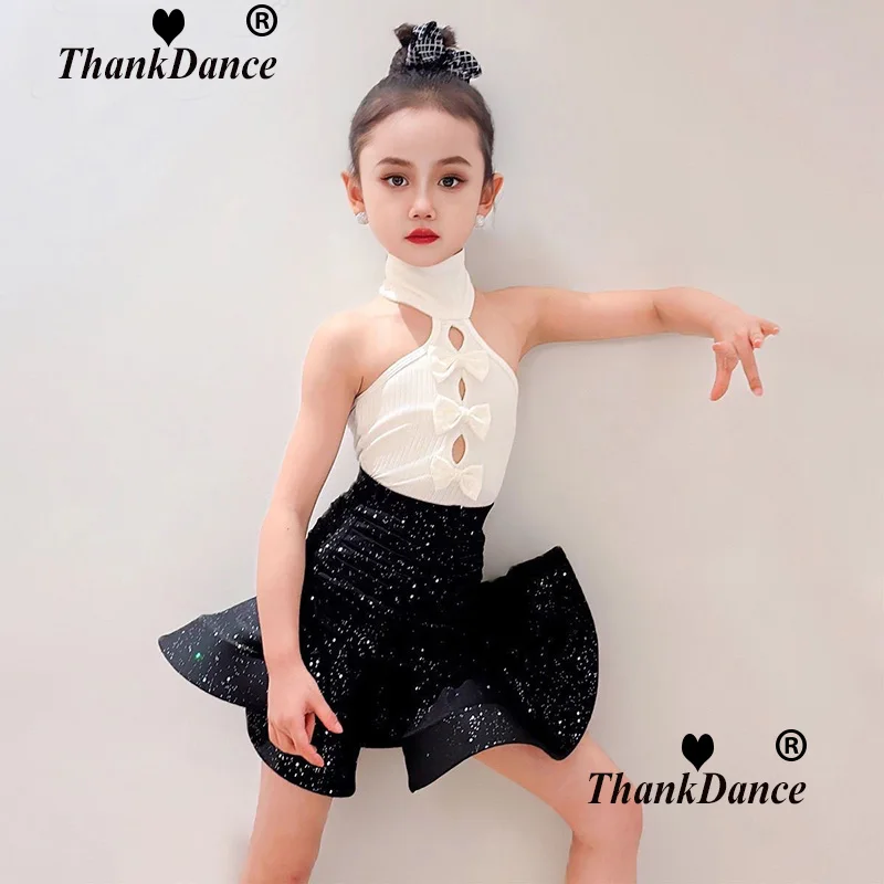 Sukienki do tańca latynoamerykańskiego dla dzieci, dziewczęce stroje do tanga, salsy, samby, tańca towarzyskiego, sukienki do tańca latynoamerykańskiego, stroje konkursowe, kostiumy latynoamerykańskie dla dzieci.