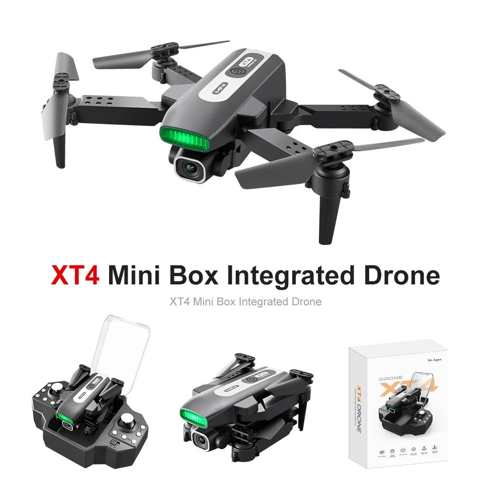 

2024 XT4 Professional Mini Drone 4K HD Camera Drones Obstacle Avoidance Dual Optical Flow Quadcopter Foldable Dron Toy Gift