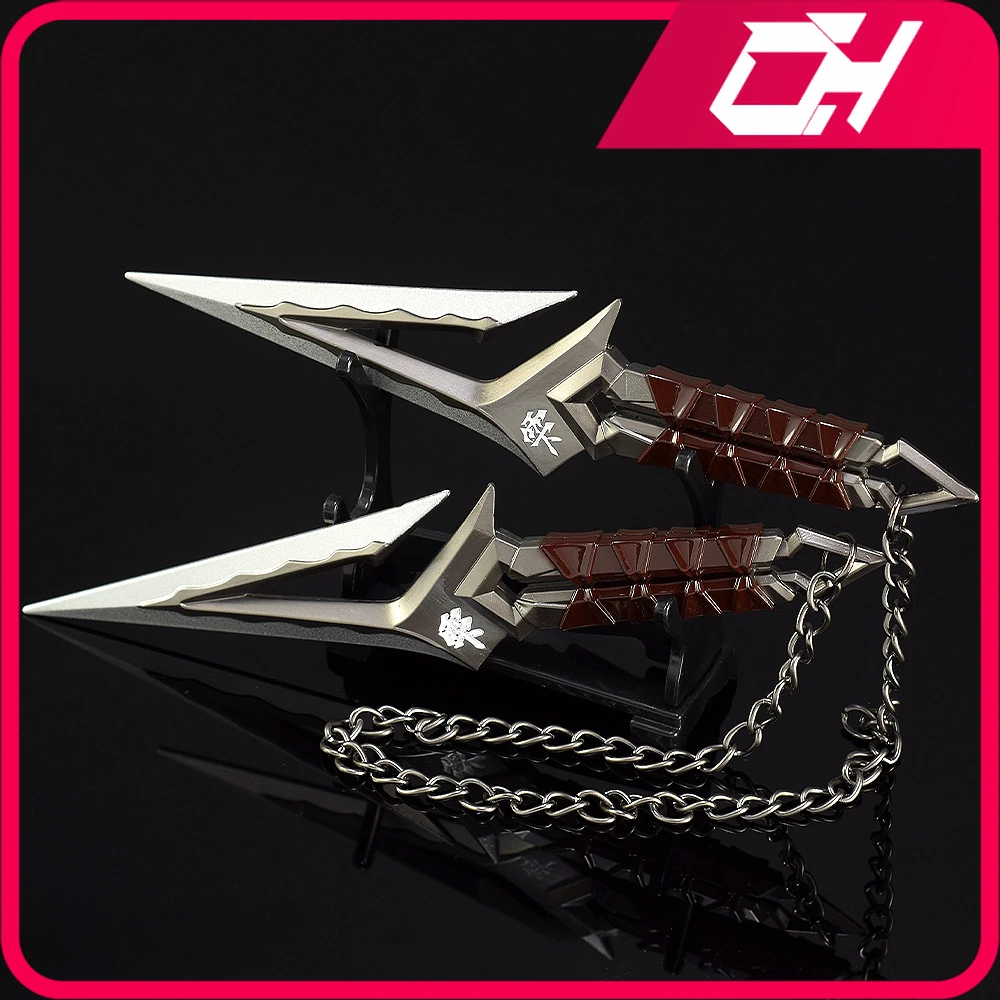 Valorant Weapon Kuronami No Yaiba Level 2 Kunai Ninja Agents Melee Metal Weapon Model Accessories Ornaments Gifts Toys for Boy