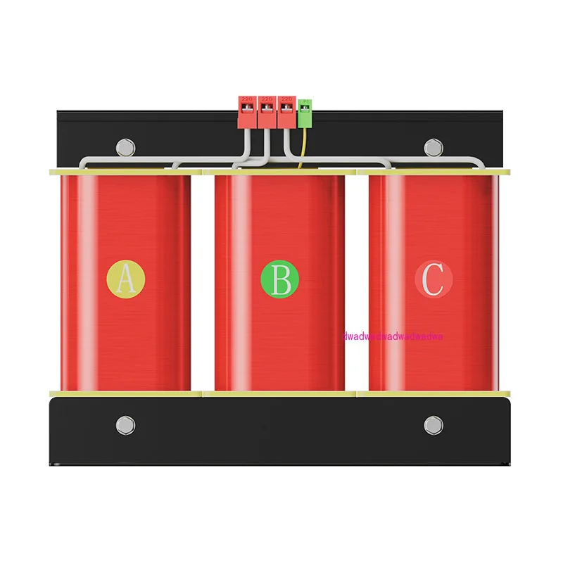 Three-phase dry-type transformer BK isolation 50kva running light 380v to 220v/208v custom transformer