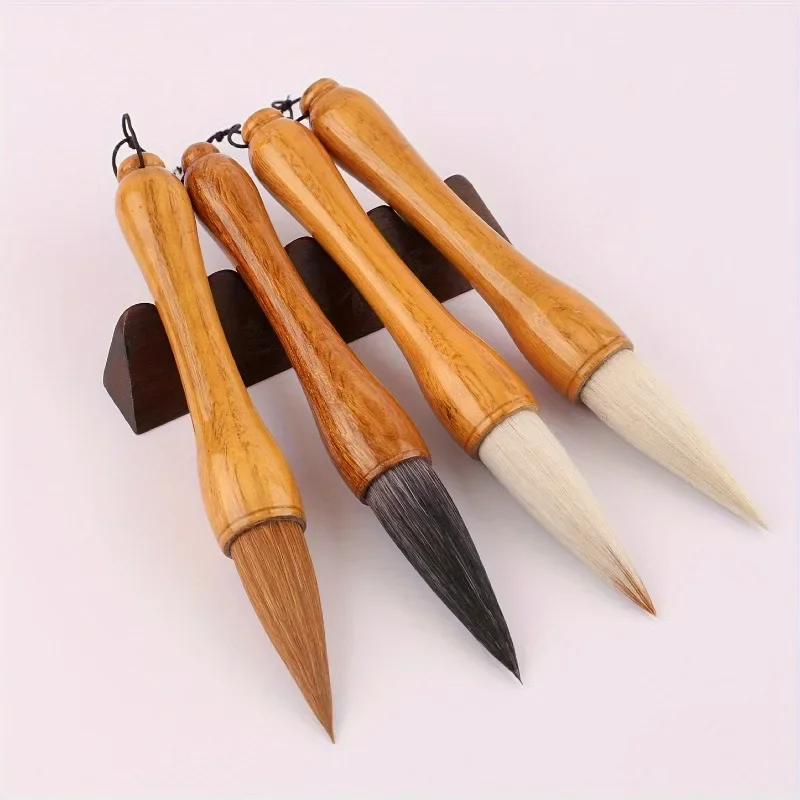 Ensemble de pinceaux de calligraphie de grande taille, 1 pièce, pour la peinture traditionnelle chinoise et l'art céramique - Cadeau idéal pour les passionnés