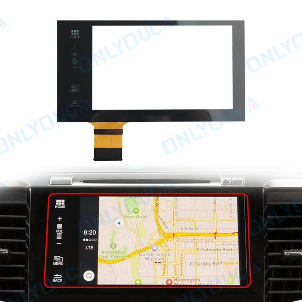 

7 Inch 60 Pins Touch Screen Panel Glass LA070WV6-SL01 for 2016 2017 Honda Accord Civic HR-V Pilot Fit Navigation Radio