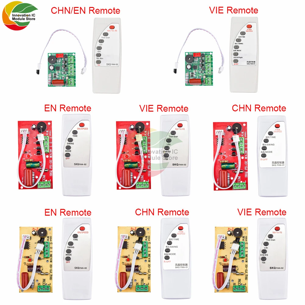 Universal Fan Remote Control Modification Board Mini Fan Circuit Board Control Motherboard Electric Fan Universal Computer Board