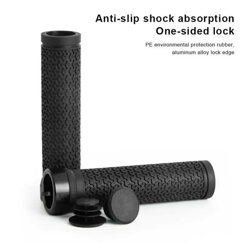 Bicycle Handle Grips Bike Grips Handlebar Grips 1 Pair Aluminum Alloy Universal Handlebar Accessories Anti Slip Ergonomic Bike