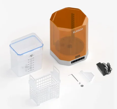 Elegoo Plus V3.0 2-in-1 Wash & Cure Machine, 7.5L Large Capacity Resin 3D Print Post-Processing