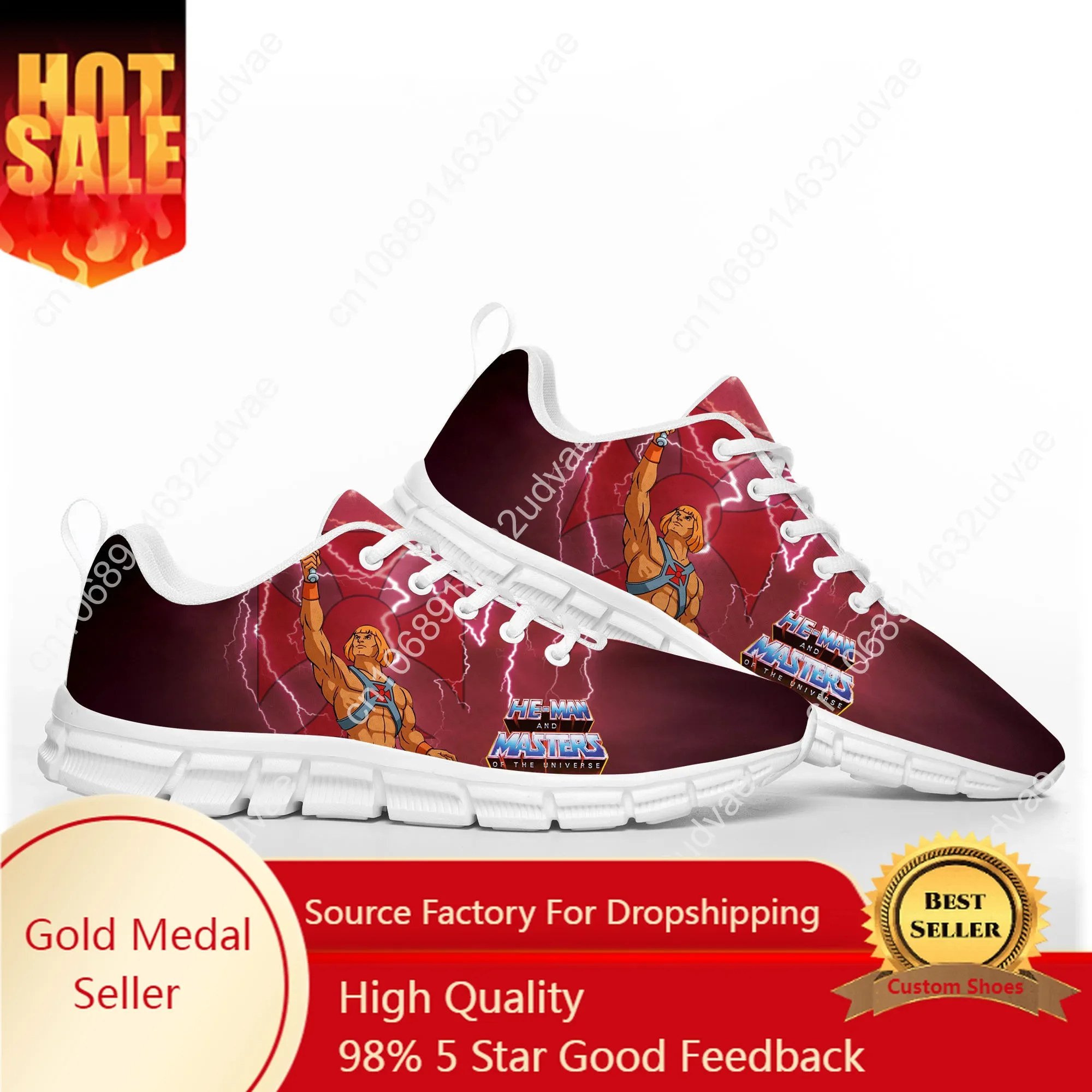 He-Man Masters Of The Universe Sports Shoes Mens Womens Teenager Sneakers Casual Custom High Quality Couple Shoes